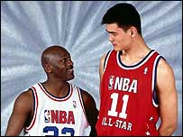 yao ming michael jordan