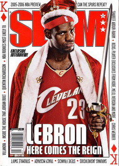 lebron james slam cover