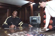 michael jordan sign autograph