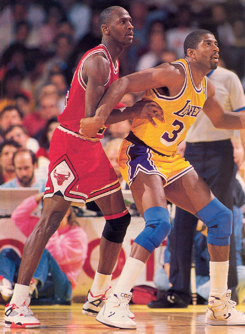 michael jordan air jordan 4 magic johnson